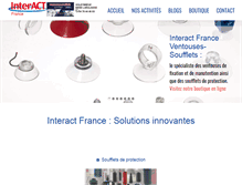 Tablet Screenshot of interactfrance.net